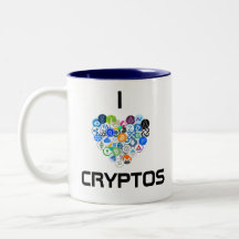 I Liebe Cryptos Tasse