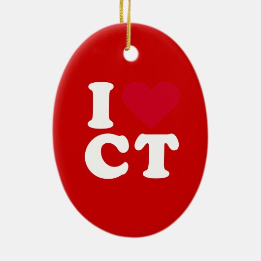 I LIEBE CT KERAMIKORNAMENT (Hinten)