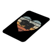 I Liebe Cuban Bongo Drums Magnet (Linke Seite)