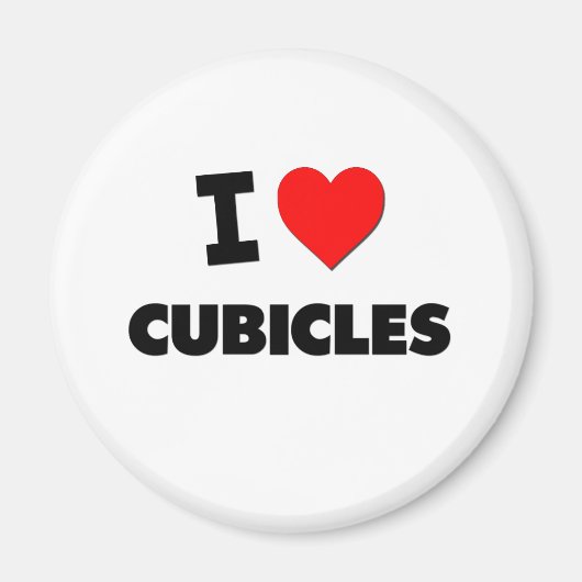 I Liebe Cubicles Magnet (Vorne)