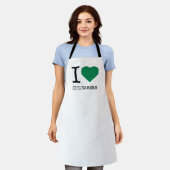 I LIEBE CUCUMBERS SCHÜRZE (Getragen)