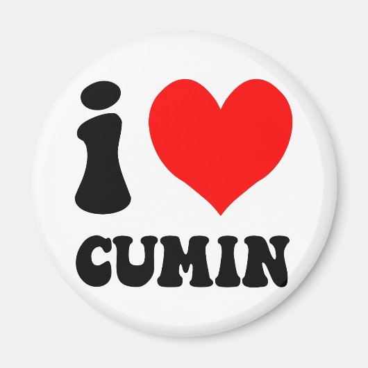 i Liebe cumin Magnet (Vorne)