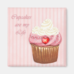 I Liebe Cupcakes Kühlschrank Magnet