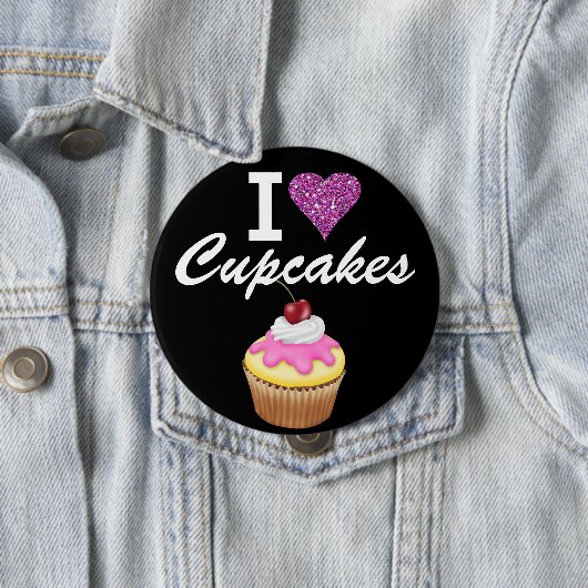 I Liebe Cupcakes - SRF Button (Beispiel)