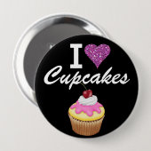 I Liebe Cupcakes - SRF Button (Vorne & Hinten)