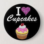 I Liebe Cupcakes - SRF Button (Vorderseite)