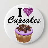 I Liebe Cupcakes - SRF Button (Vorderseite)