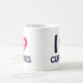 I Liebe Cupcakes T - Shirt Kaffeetasse (Mittel)