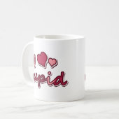 I Liebe Cupid Kaffeetasse (Vorderseite Links)