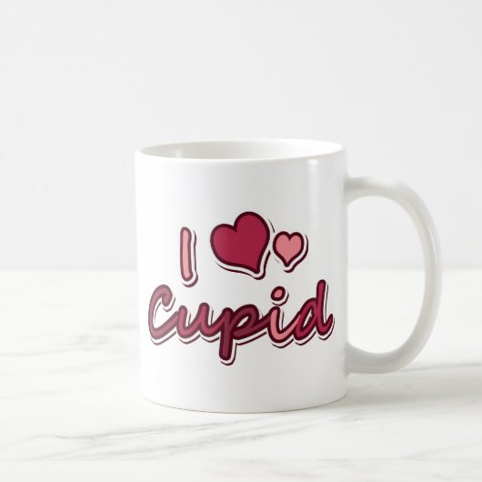 I Liebe Cupid Kaffeetasse (Rechts)