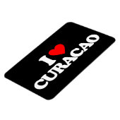 I LIEBE CURACAO MAGNET (Linke Seite)