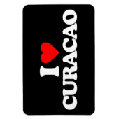I LIEBE CURACAO MAGNET (Vertikal)