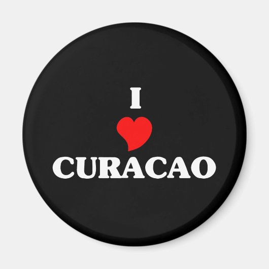I Liebe Curacao Magnet (Vorne)