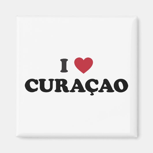 I Liebe Curaçao Magnet (Vorne)