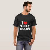 I Liebe Curly Heads T-Shirt (Vorne ganz)