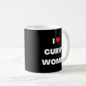 I Liebe Curvy Kaffeetasse (VorderseiteRechts)