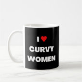 I Liebe Curvy Kaffeetasse (Links)