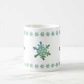 I Liebe Custom City Winters Erie PA Snowflake Tass Kaffeetasse (Mittel)