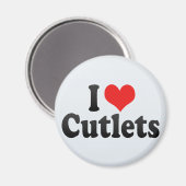 I Liebe Cutlets Magnet (Vorderseite/Rückseite)