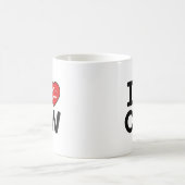 I Liebe CW - Morse Code Enthusiasten Kaffeetasse (Mittel)