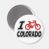 I Liebe Cycling Colorado Magnet (Vorderseite/Rückseite)