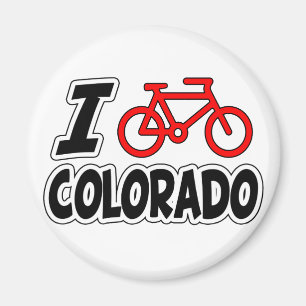 I Liebe Cycling Colorado Magnet