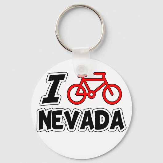 I Liebe Cycling Nevada Schlüsselanhänger (Vorderseite)