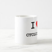 I Liebe Cyclocross Kaffeetasse (Mittel)