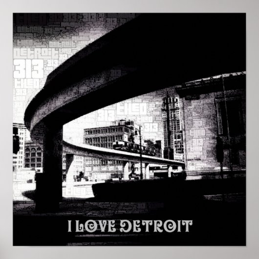 I Liebe D - People Mover & City Poster (Vorne)
