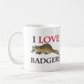 I Liebe-Dachse Kaffeetasse (Links)