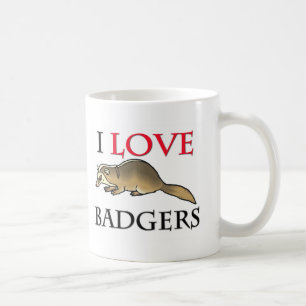 I Liebe-Dachse Kaffeetasse