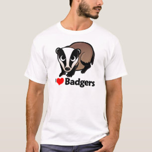 I Liebe-Dachse T-Shirt