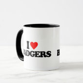 I LIEBE-DACHSE TASSE (Vorderseite Links)