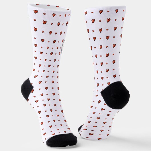I Liebe Dackeln Dachshund (schwarz und braun) Nied Socken (Gewinkelt)