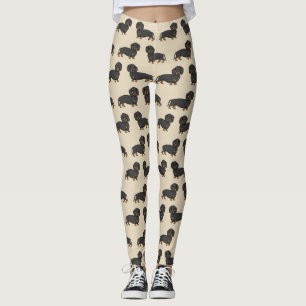 I Liebe Dackeln Niedlich Schwarze Dackel Hund Leggings