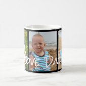 I Liebe Daddy 3 Foto Collage Kaffeetasse (Mittel)