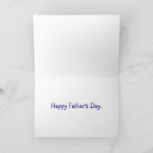 I Liebe Daddy Baby Boy Card Karte (Innenseite)