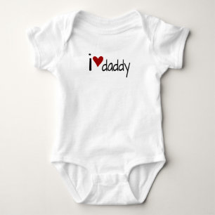 I Liebe Daddy Baby Strampler