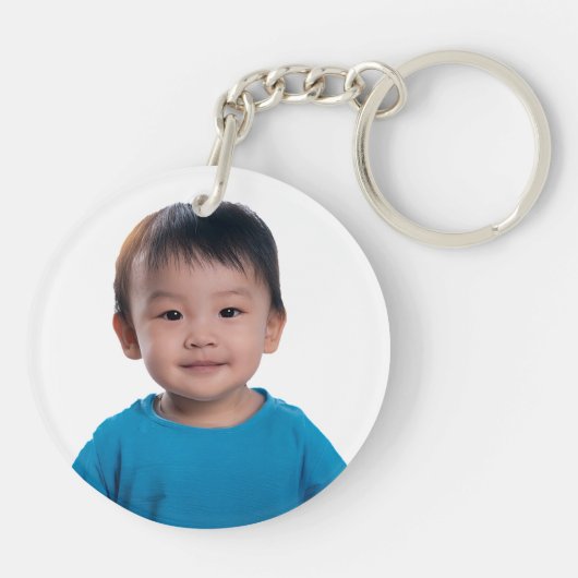 I Liebe Daddy Bear Best Personalisiert Schlüsselanhänger (Rückseite)