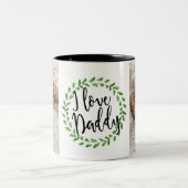 I Liebe Daddy Custom Foto Tasse (Mittel)