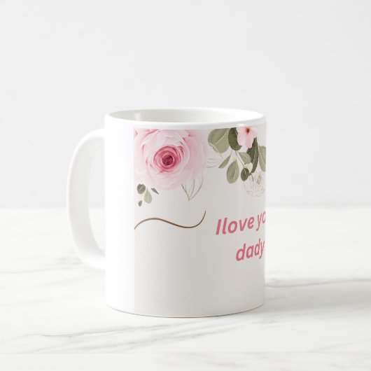 I Liebe Daddy Kaffeetasse (Vorderseite Links)