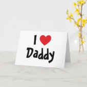 I Liebe Daddy Karte (Gelbe Blume)