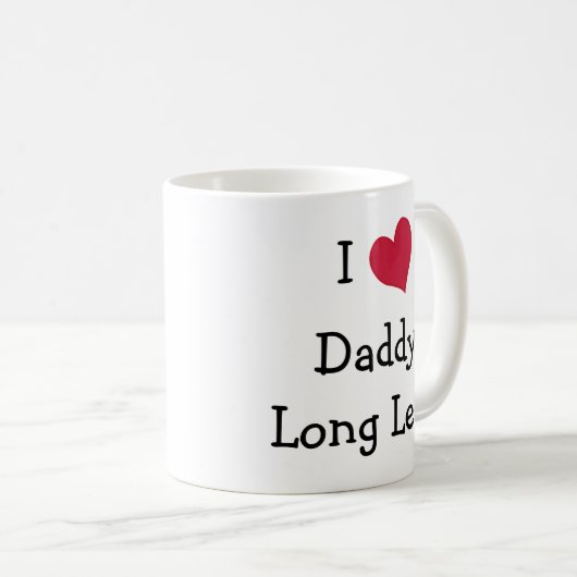 I Liebe Daddy Long Legs Kaffeetasse (VorderseiteRechts)