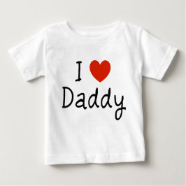 I Liebe Daddy Säugling niedlich Baby Baby T-shirt