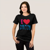 I LIEBE DADDY Tri-Blend SHIRT (Vorderseite voll)