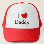 I Liebe Daddy Truckerkappe<br><div class="desc">"I Liebe My Vater" Herz entwirft rechtzeitig zum Vatertag (oder zu jeder Jahreszeit!).</div>