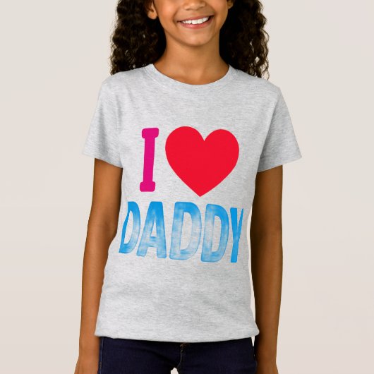 "I LIEBE DADDY" TSHIRT (Vorderseite)