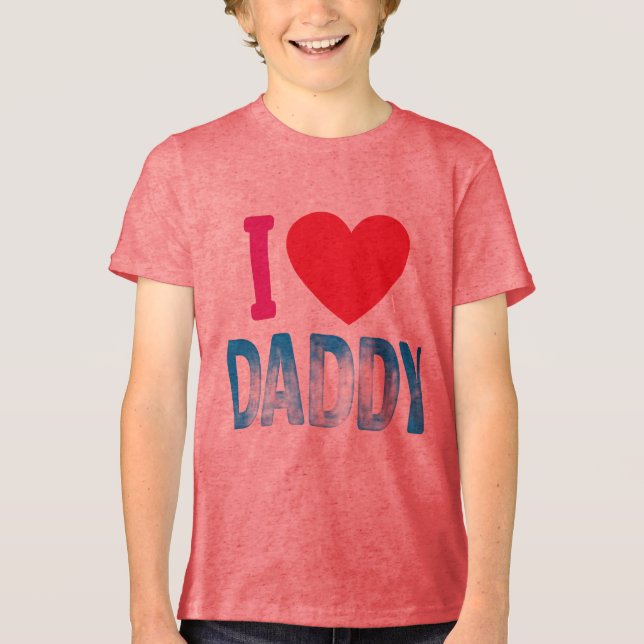 "I LIEBE DADDY" TSHIRT (Vorderseite)