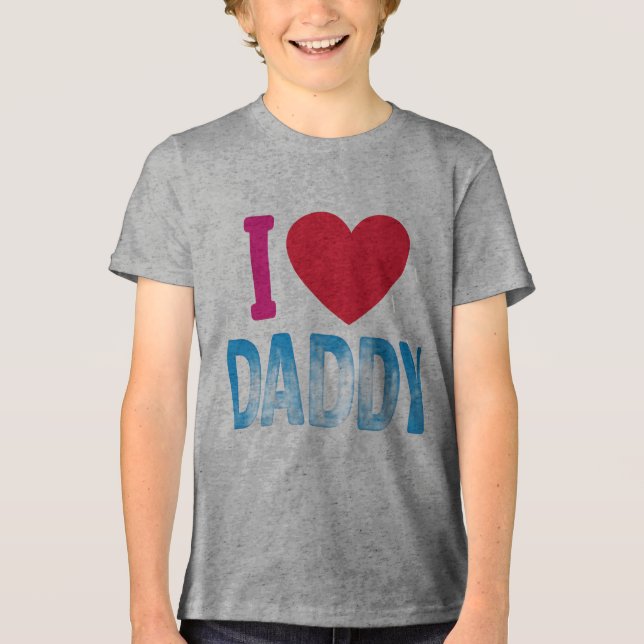 "I LIEBE DADDY" TSHIRT (Vorderseite)