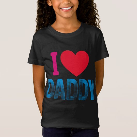 "I LIEBE DADDY" TSHIRT (Vorderseite)